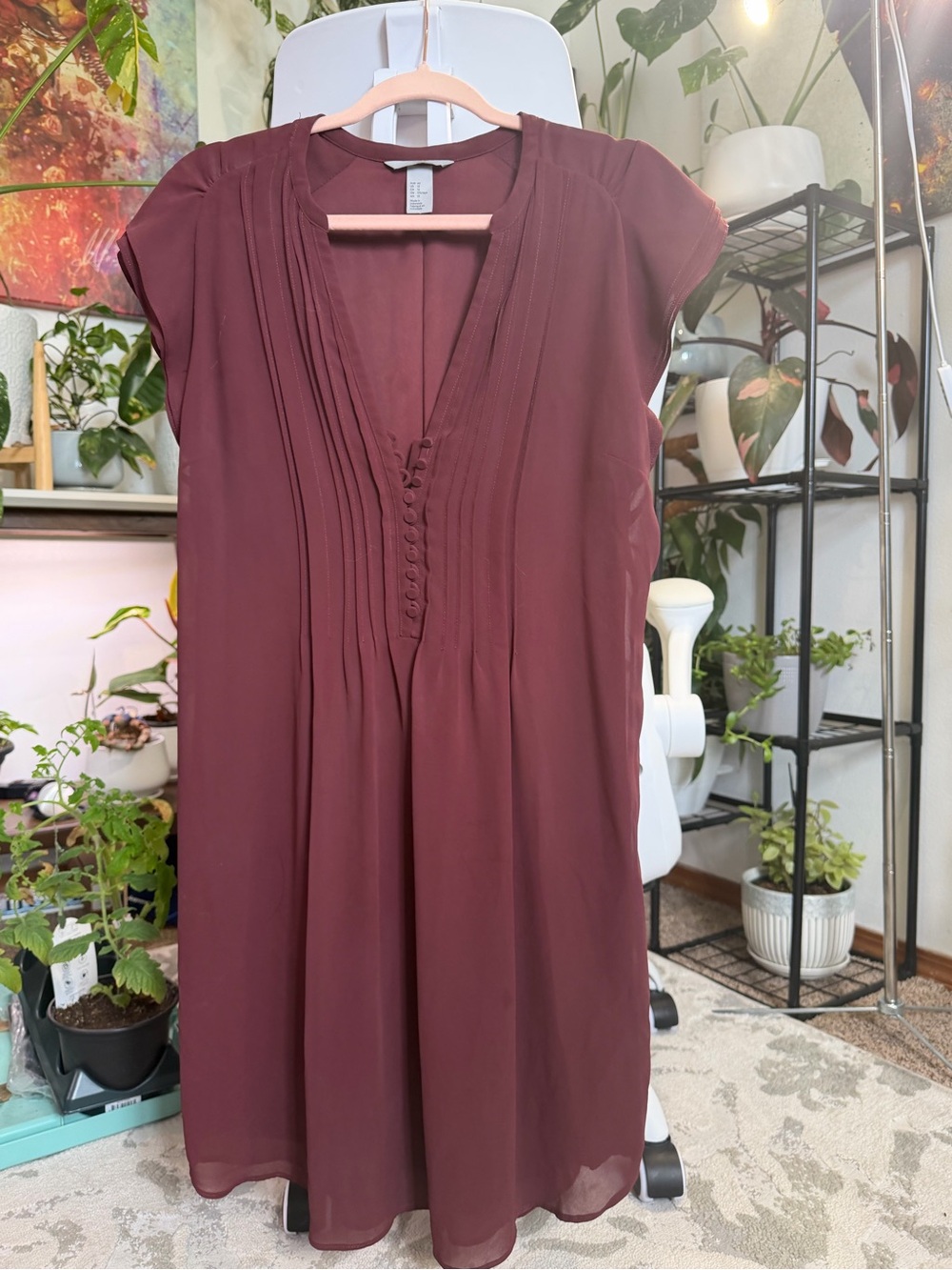H&M Wine Red Dress